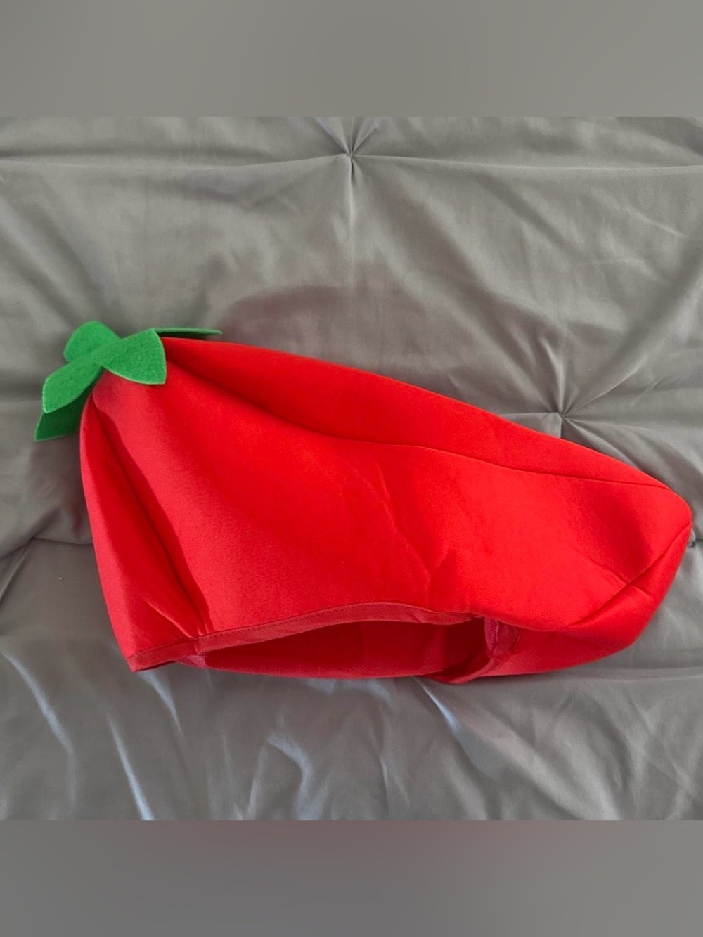 Chili pepper hat for Halloween costume
